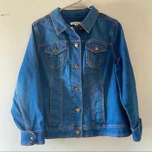 Liz Clairborne Denim Jean Jacket (Size 12)